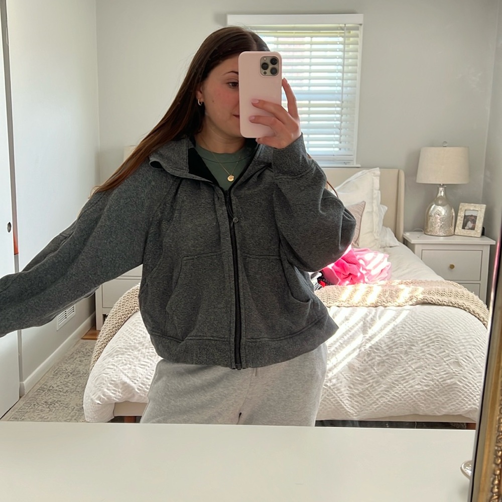 Lululemon oversized full zip scuba sweatshirt